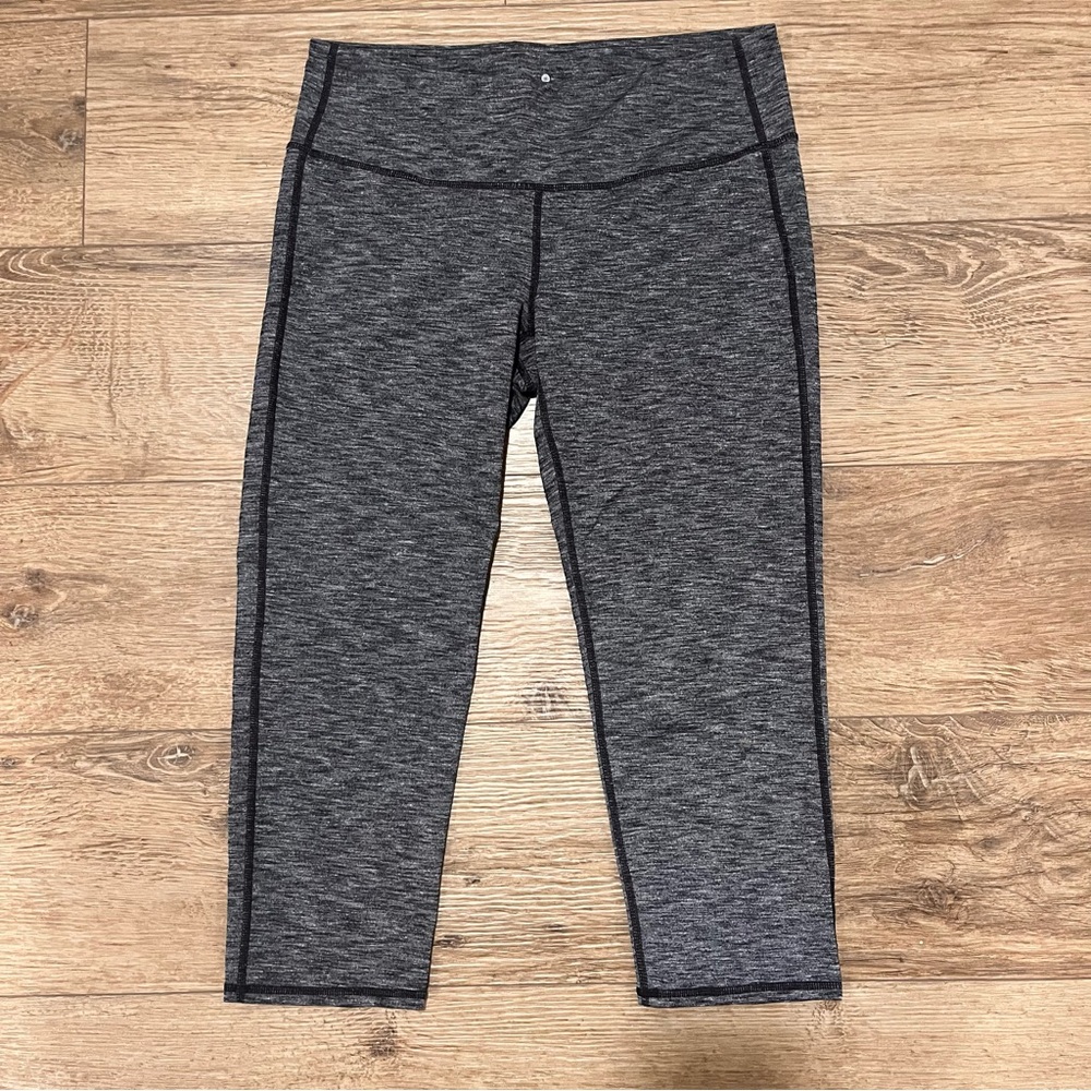Athleta Chaturanga Capri Leggings Heathered Gray - Picture 2 of 12